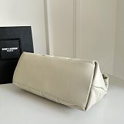 Okify YSL Loulou Puffer Large Bag White Lambskin Gold Hardware 35x23x13.5cm  - 3