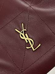 Okify YSL Jamie 4.3 Bag Red Burgundy Lambskin 26x18x11cm - 6