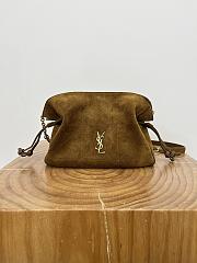 Okify YSL Jamie 4.3 Bag Brown Suede 26x18x11cm - 1