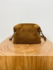 Okify YSL Jamie 4.3 Bag Brown Suede 26x18x11cm - 6