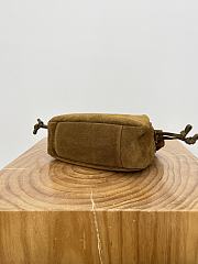 Okify YSL Jamie 4.3 Bag Brown Suede 26x18x11cm - 5