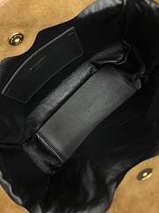 Okify YSL Jamie 4.3 Bag Brown Suede 26x18x11cm - 4