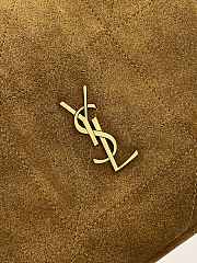 Okify YSL Jamie 4.3 Bag Brown Suede 26x18x11cm - 3