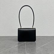 Okify Celine Teen Garance Bag Black Calfskin 18.5x13.5x7cm  - 5