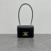 Okify Celine Teen Garance Bag Black Calfskin 18.5x13.5x7cm  - 1