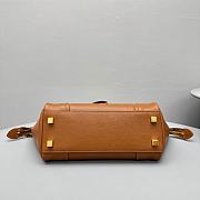 Okify Celine New Luggage Bag Brown Lambskin 37x20x12cm - 3
