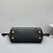 Okify Celine New Luggage Bag Black Lambskin 37x20x12cm - 5