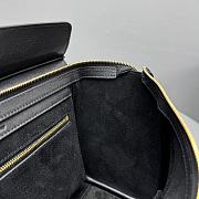 Okify Celine New Luggage Bag Black Lambskin 37x20x12cm - 2