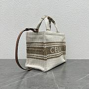 Okify Celine Cabas Thai Canvas Tote Bag 26x19x13cm 27714 - 5