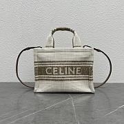 Okify Celine Cabas Thai Canvas Tote Bag 26x19x13cm 27714 - 1