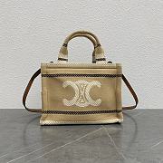 Okify Celine Cabas Thai Canvas Tote Bag 26x19x13cm 27715 - 1