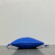 Okify Celine Crystal Pouch Bag Dark Blue Lambskin 31x28cm - 6