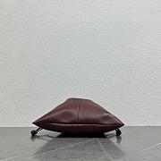 Okify Celine Crystal Pouch Bag Dark Burgundy Lambskin 31x28cm - 4
