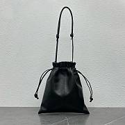 Okify Celine Crystal Pouch Bag Black Lambskin 31x28cm - 2
