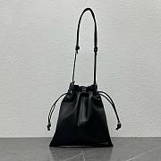 Okify Celine Crystal Pouch Bag Black Lambskin 31x28cm - 1