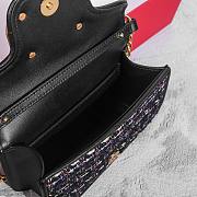 Okify Valentino Garavani Locò Bag Black Tweed 20x11x5cm - 6