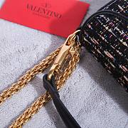 Okify Valentino Garavani Locò Bag Black Tweed 20x11x5cm - 4