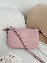 Okify Valentino Vlogo Signature Bag In Light Pink Calfskin 21.5x13x3cm - 6