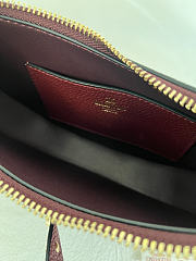 Okify Valentino Mini Rockstud Hobo Bag Red 20x12x4cm - 3