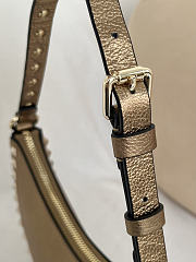 Okify Valentino Mini Rockstud Hobo Bag Gold 20x12x4cm - 2