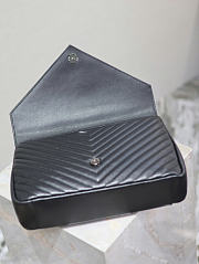 Okify YSL Quilted College Bag Black 32x20x8.5cm  - 4