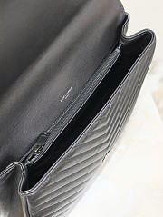 Okify YSL Quilted College Bag Black 32x20x8.5cm  - 2