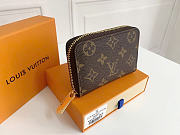 Okify Louis Vuitton Brown Zippy Wallet 11x8cm 3152 - 4
