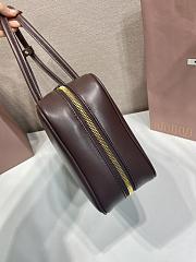 Okify MiuMiu Beau Bag Dark Brown 34x23x10cm - 3