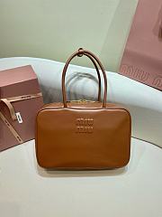 Okify MiuMiu Beau Bag Brown 34x23x10cm - 1