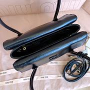 Okify MiuMiu Solitaire Bag Black 25x17x10.5cm 5BA303 - 4