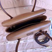 Okify MiuMiu Solitaire Bag Brown 25x17x10.5cm 5BA303 - 6
