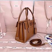 Okify MiuMiu Solitaire Bag Brown 25x17x10.5cm 5BA303 - 2