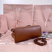 Okify MiuMiu Solitaire Bag Brown 28x19.5x11cm 5BA302 - 5