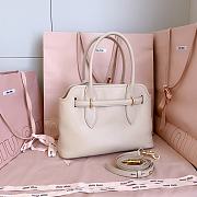 Okify MiuMiu Adventure Bag Cream White 5BA292 30x22x10 cm. - 4