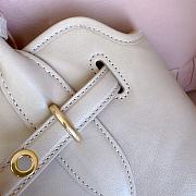Okify MiuMiu Adventure Bag Cream White 5BA292 30x22x10 cm. - 2