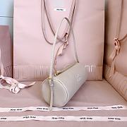Okify MiuMiu Cream White Nappa Leather Pouch 5NE851 22x9x9cm - 6