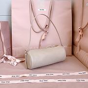 Okify MiuMiu Cream White Nappa Leather Pouch 5NE851 22x9x9cm - 5