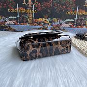 Okify Dolce & Gabbana DG Logo Bag Leopard Patent 17.5x13.5x6.5cm - 3