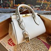 Okify Dolce & Gabbana Mini Marlene Day Bag White 19x13.5x7cm - 5