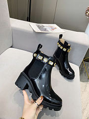 Okify Gucci Black Boots With Diamonds - 6