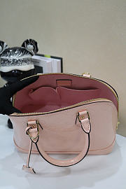 Okify Louis Vuitton Alma PM Bag Pink Patent 32x24x15cm - 4