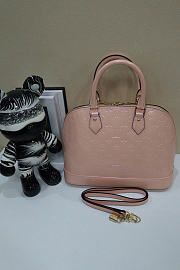 Okify Louis Vuitton Alma PM Bag Pink Patent 32x24x15cm - 3