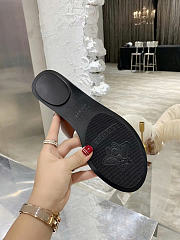 Okify Gucci Black Women Slides With Brown T-strap - 3