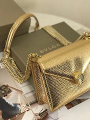 Okify Bvlgari Serpenti Multichain Bag Gold 19x13.5x6cm - 3