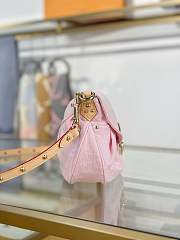 Okify Louis Vuitton Sunset Bag Pink Denim M13347 27x18x3cm - 6