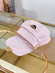 Okify Louis Vuitton Sunset Bag Pink Denim M13347 27x18x3cm - 3