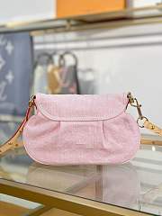 Okify Louis Vuitton Sunset Bag Pink Denim M13347 27x18x3cm - 2