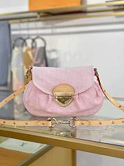 Okify Louis Vuitton Sunset Bag Pink Denim M13347 27x18x3cm - 1