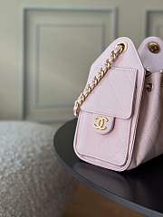 Okify CC 25 Hobo Bag Light Pink 22x20x12.5cm - 6