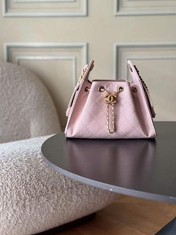 Okify CC 25 Hobo Bag Light Pink 22x20x12.5cm